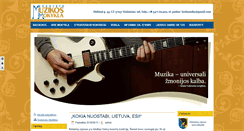 Desktop Screenshot of kedmuzika.lt